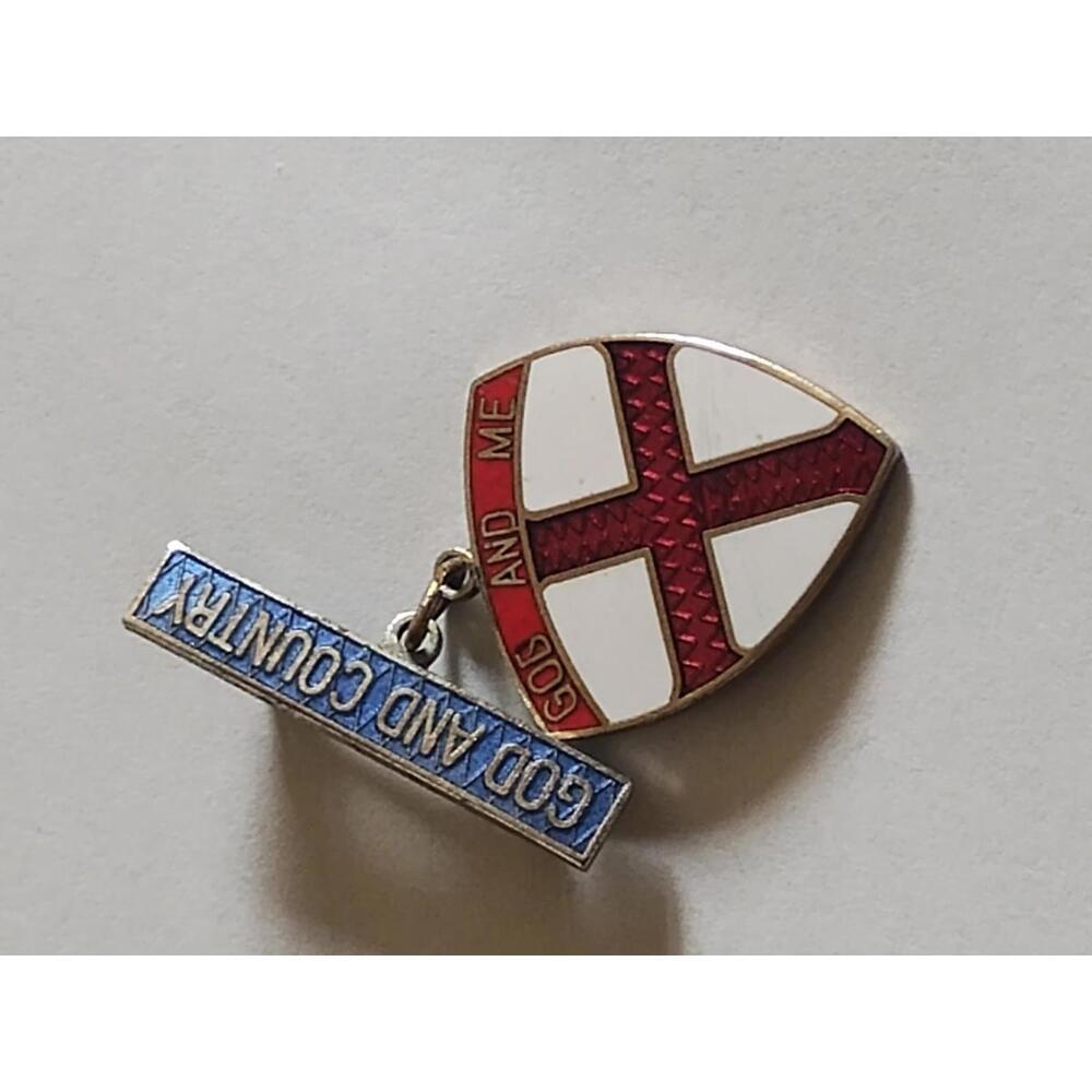 Vintage boy scout God and Country Medal,‎ God & Me Medal